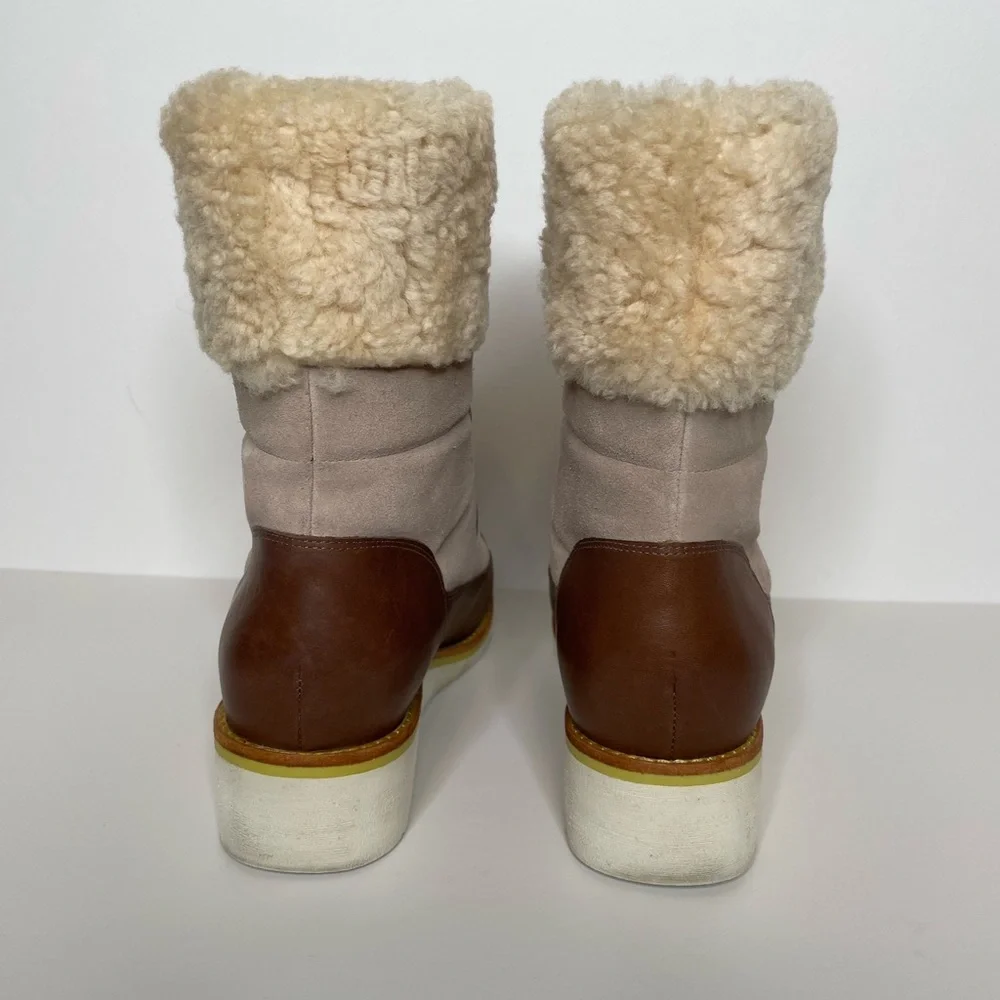 COLE‎ HAAN | Women’s Lania Water Proof Wedge Nike Air Brown Boot - 7.5 $189